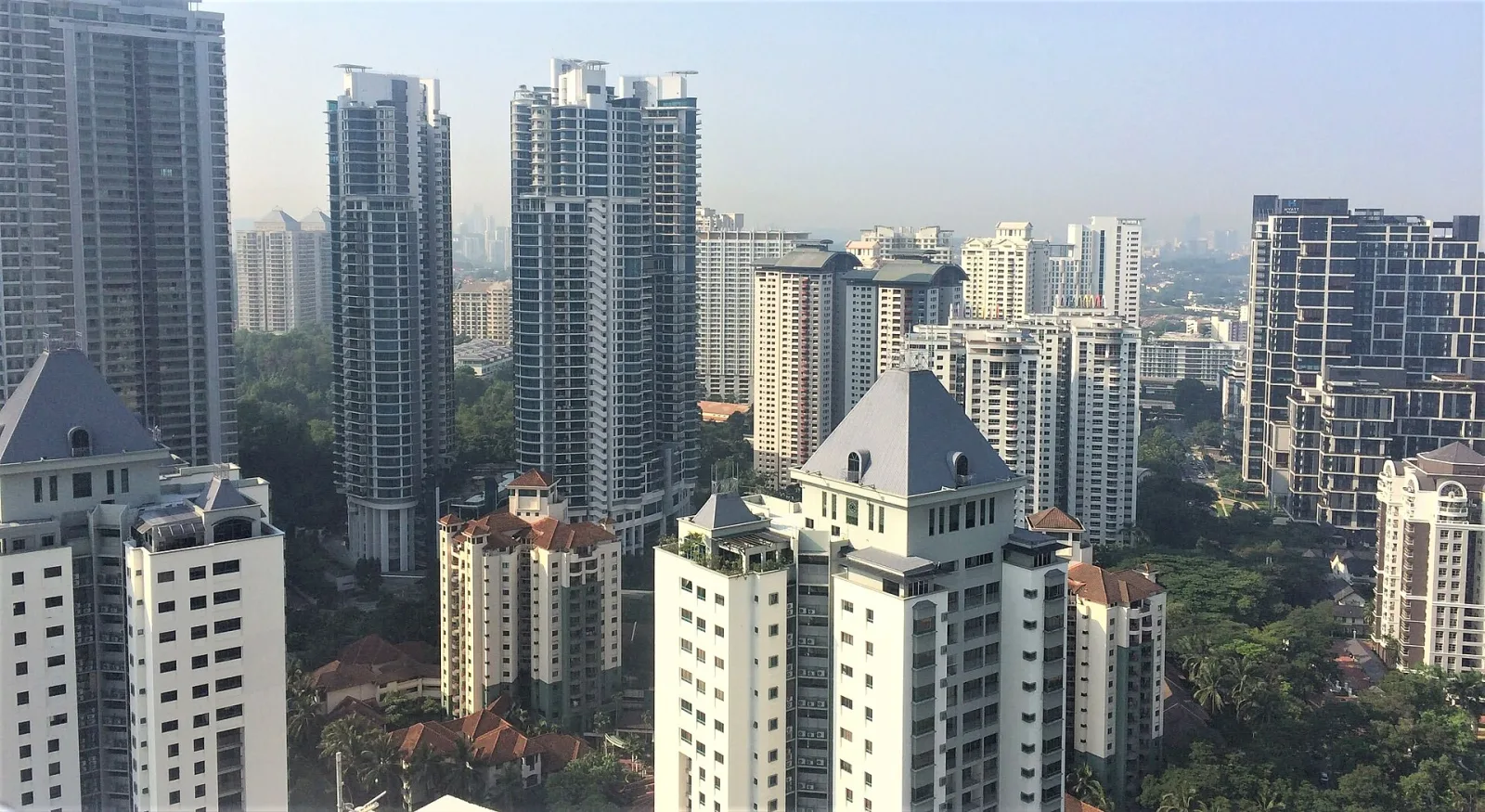 Mont Kiara high-rise skyline in Kuala Lumpur